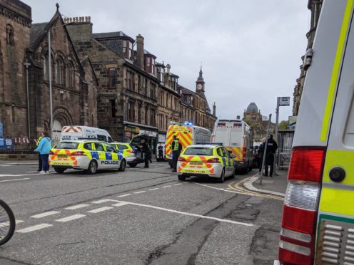 Officers responded to reports that a man had been stabbed on Broomlands Street, Paisley (@njnathan96/PA)