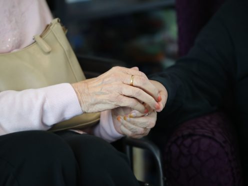 Staff in older care homes are classed as eligible for the vaccine if they have not tested positive for Covid-19 in the previous 28 days (Aaron Chown/PA)
