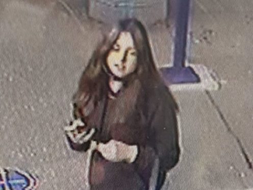 Katie McAleaney was seen on CCTV at Edinburgh Waverley Station (Police Scotland/PA)