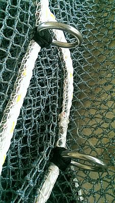 Details of a net made from HDPE