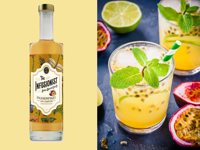 the infusionist passionfruit gin cocktail Featured Image for Summer Passion Cocktail, with The Infusionist Passionfruit Gin Liqueur