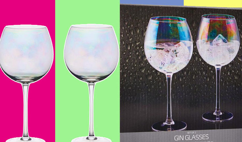 These Rainbow Gin Glasses Will Give Your G&T a MultiColoured Shine