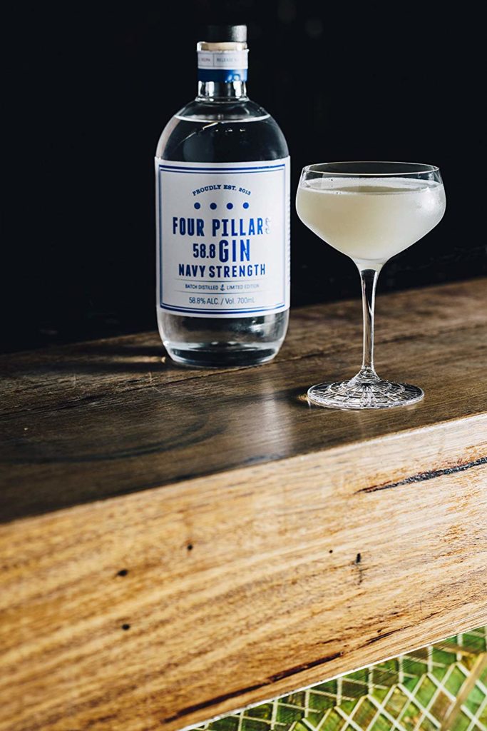 The Army and Navy cocktail with Four Pillars Navy Strength Gin