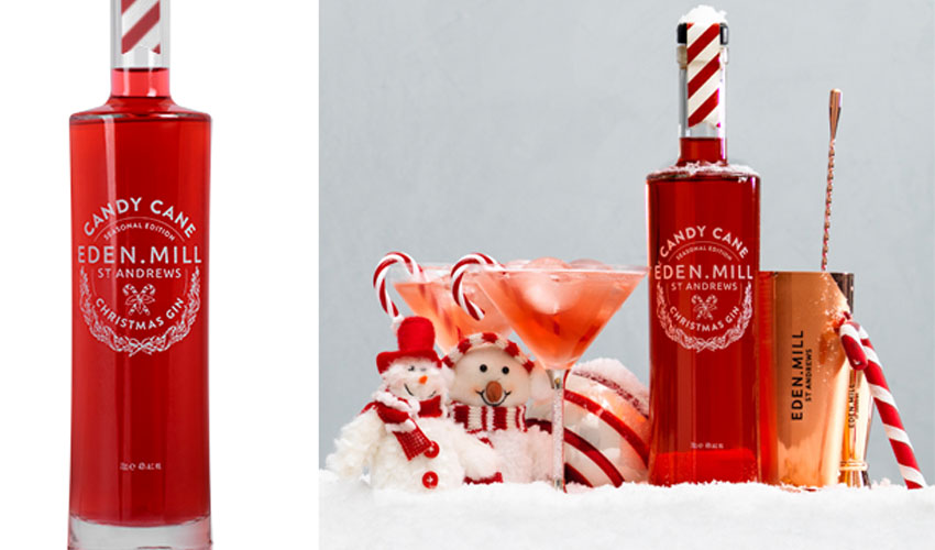 Eden Mill Candy Cane Christmas Gin Review and tasting notes