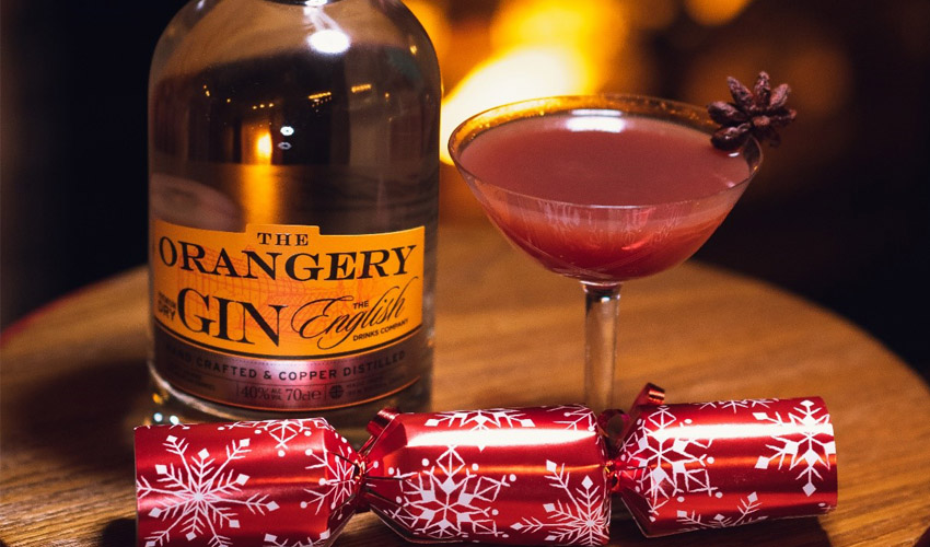 christmas gin cocktails