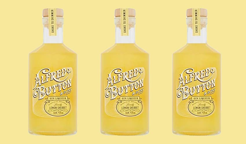 Alfred Button Lemon Sherbet Gin Liqueur The Gin Kin