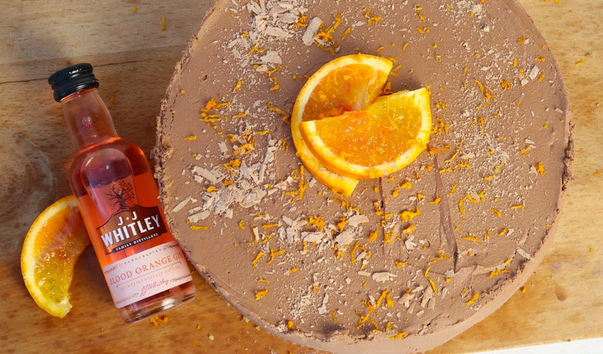 Blood Orange Gin & Chocolate Cheesecake Recipe The Gin Kin