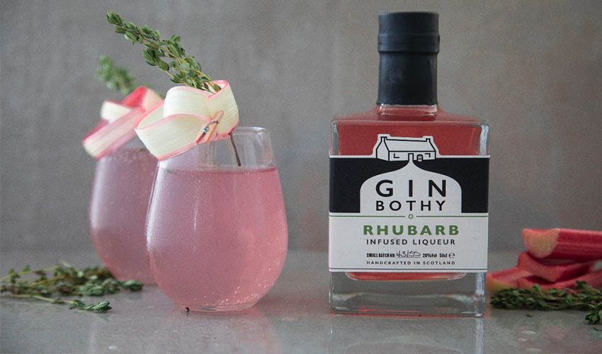 A Luscious Pink Rhubarb Collins Is the Perfect Light and Lovely Serve