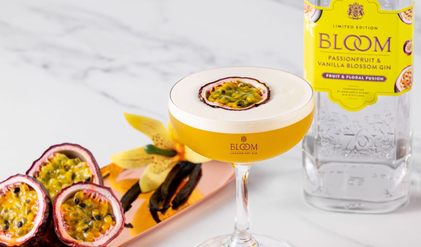 bloom passionfruit & vanilla gin bloom passion fruit & vanilla gin