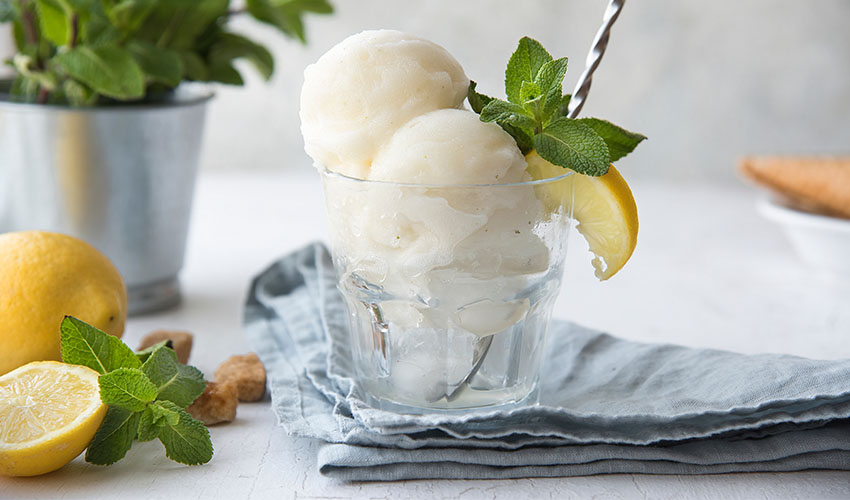 elderflower gin sorbet Featured Image for This Elderflower, Gin and Tonic Sorbet Will Keep You Cool All Summer Long