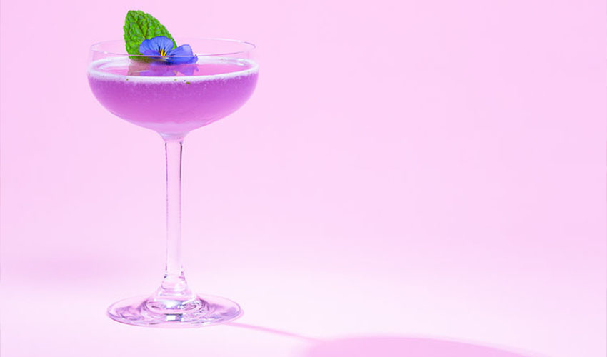 violet gin cocktail southside violet southside cocktail