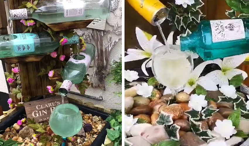 homemade gin fountain Featured Image for People Have Been Making Homemade Gin Fountains in Their Gardens
