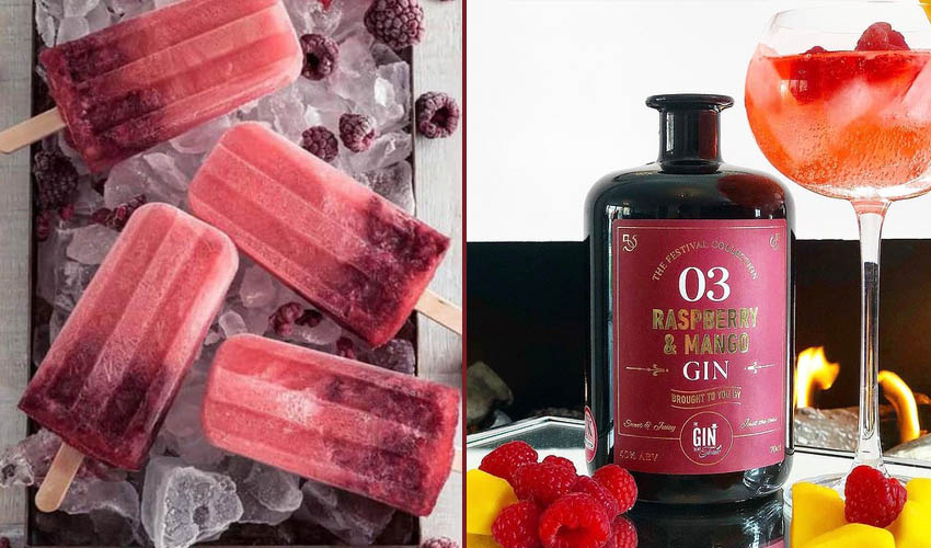 raspberry & mango gin ice lollies2 raspberry & mango gin ice lollies