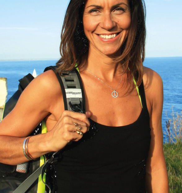 Julia Bradbury hiking