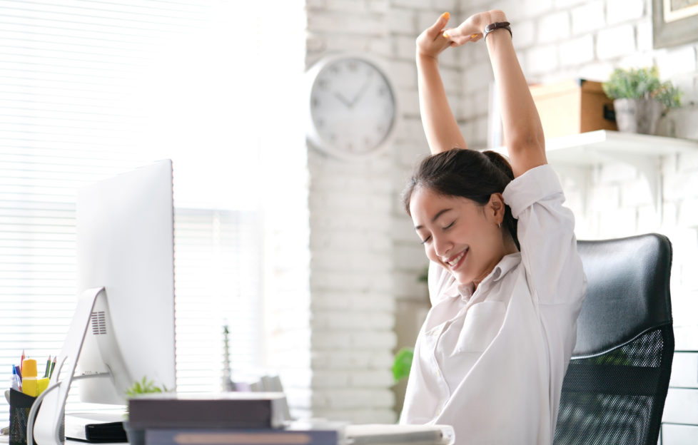Sitting at your desk correctly