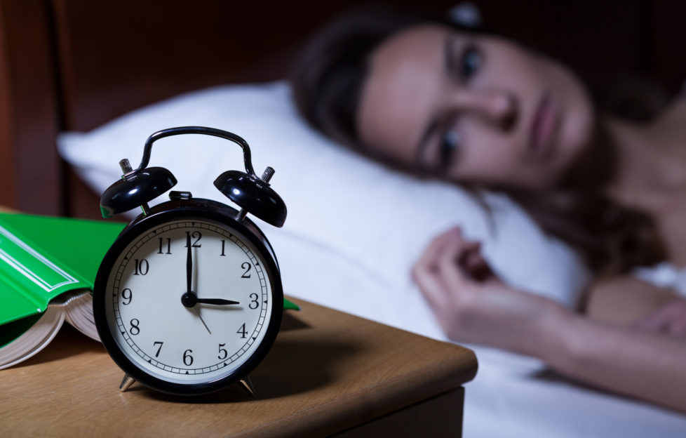 Woman can't sleep