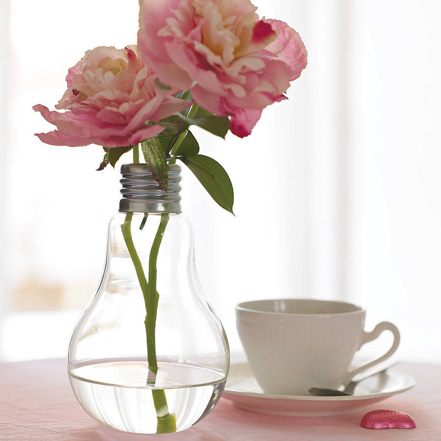 lightbulb vase