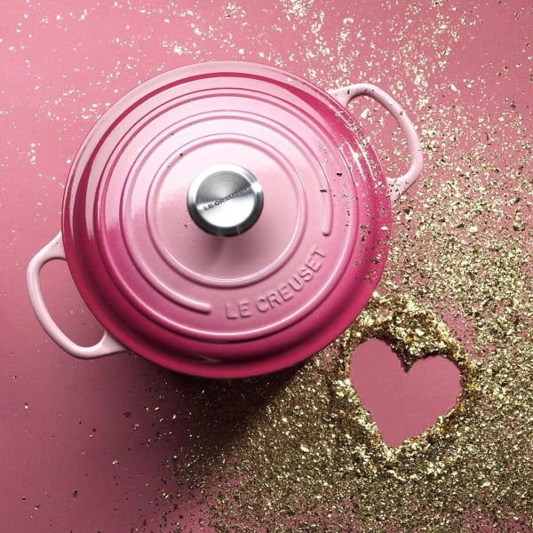 The Le Creuset Pink Berry Collection is the Prettiest Way to Cook