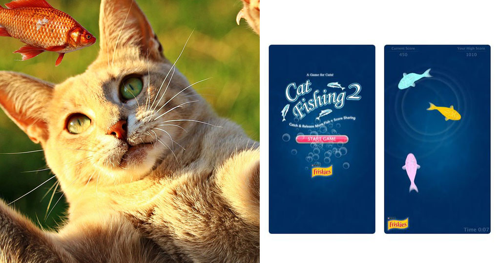 This fish game for cats is the purrfect virtual play date Inspiralist