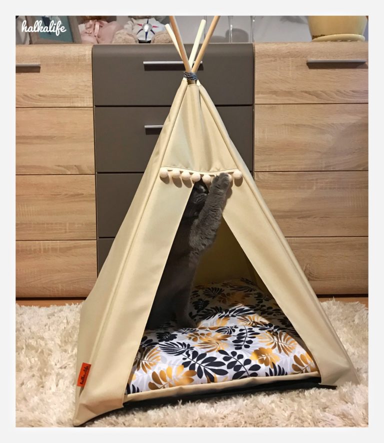 This Cat Teepee Bed is the Ultimate in Cat Luxury Inspiralist