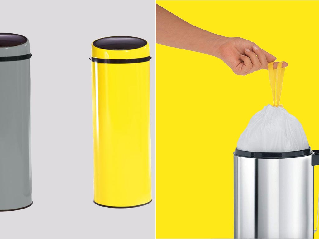 These Extra Strong Bin Bags Lets You Simply Lift Up the Trash Inspiralist