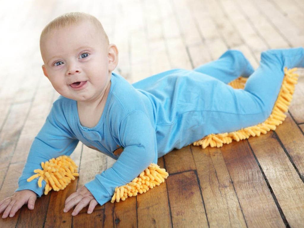 This Baby Mop Suit Will Help Tired Parents Everywhere Inspiralist