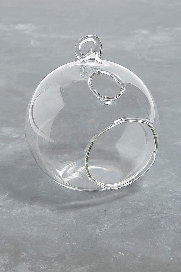 hanging glass orb
