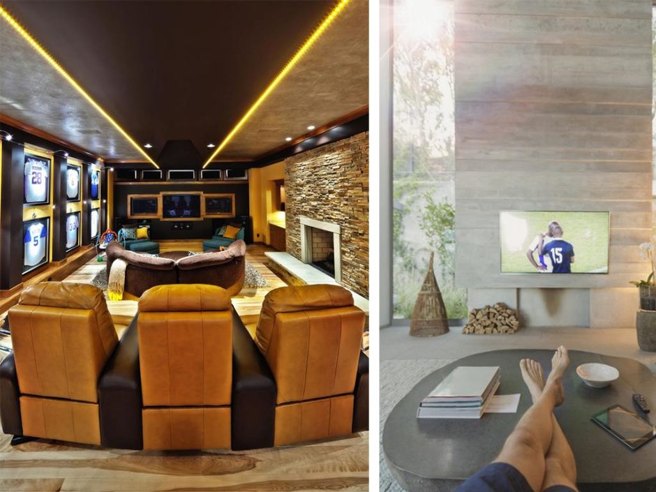 Sports Man Cave Ideas 10 Spaces to Enjoy the Big Game In Inspiralist