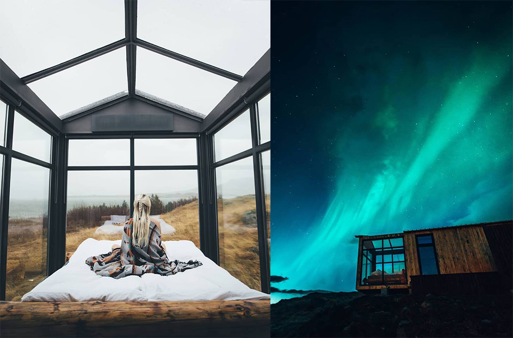Glass Igloo in Iceland Lets You See The Northern Sky Lights Inspiralist