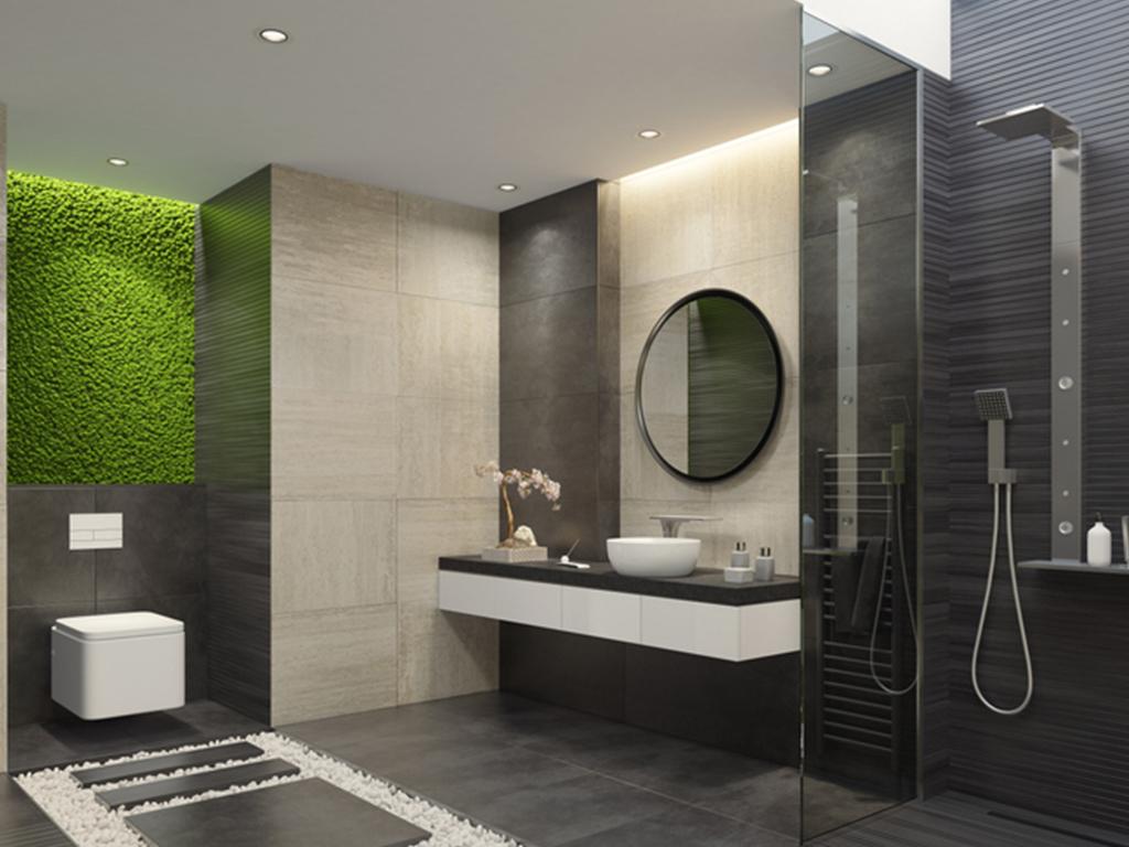 black bathroom ideas