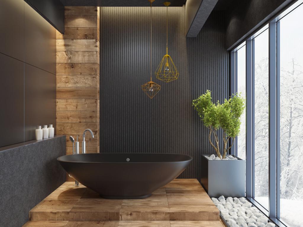 black bathroom ideas
