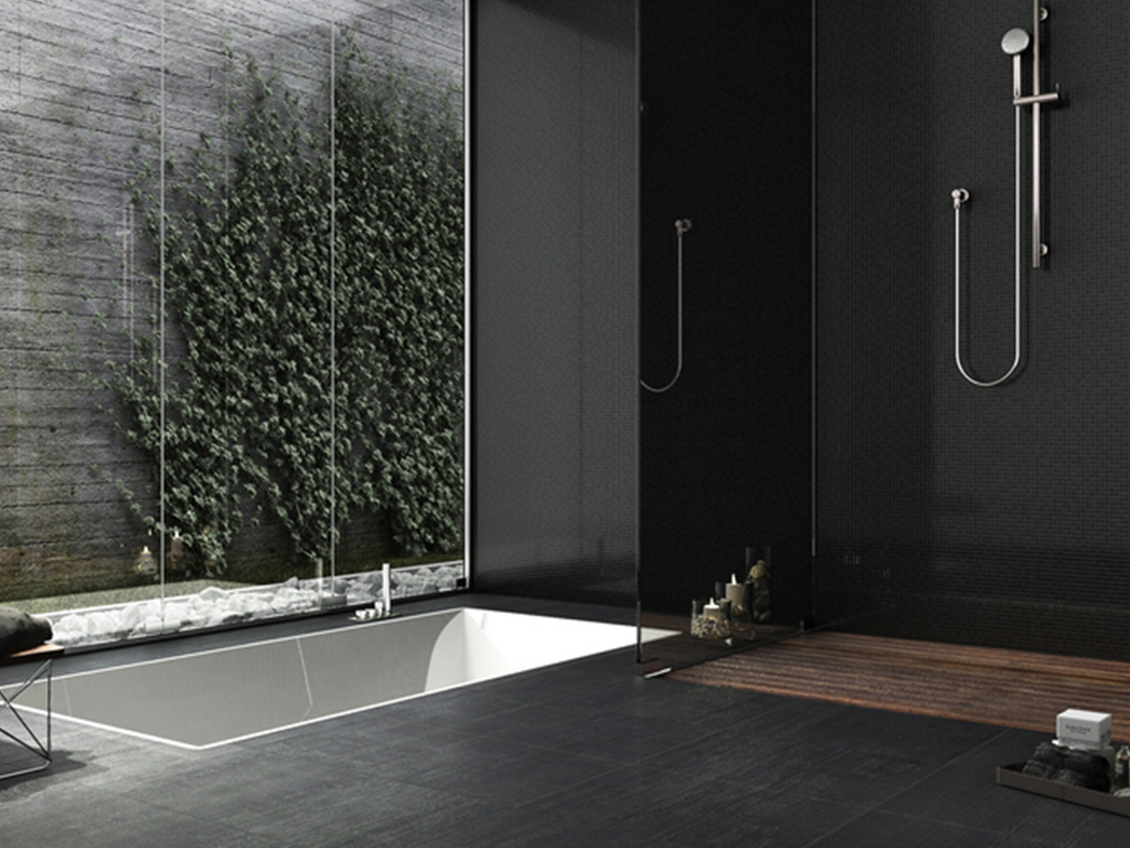 black bathroom ideas