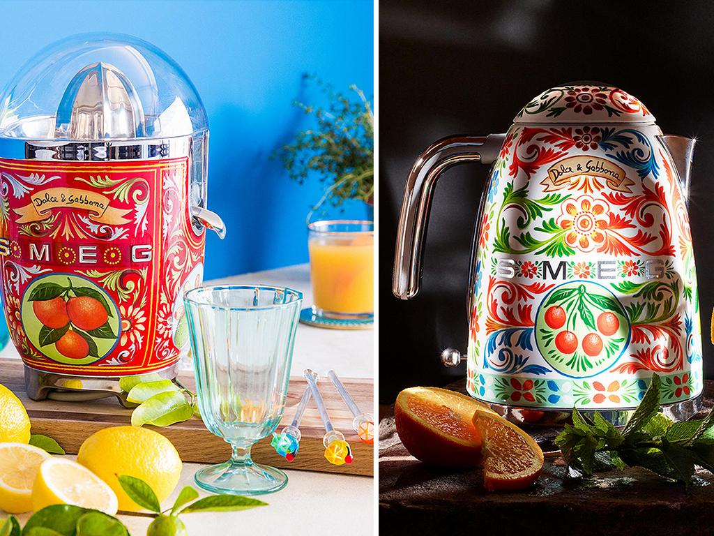 dolce gabbana smeg kitchenware