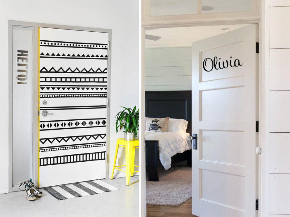 12 Genuinely Chic Bedroom Door Decoration Ideas | Inspiralist