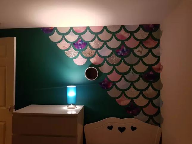 mermaid wall