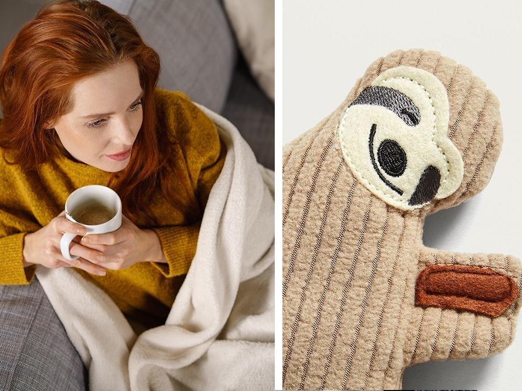 heatable sloth plushie