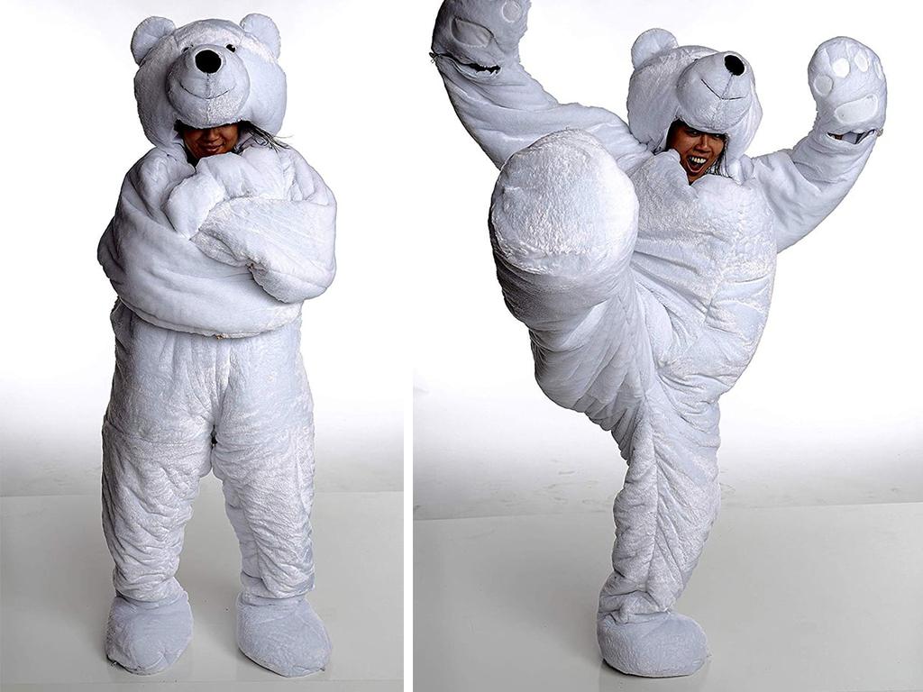 snoozzoo polar bear sleeping bag