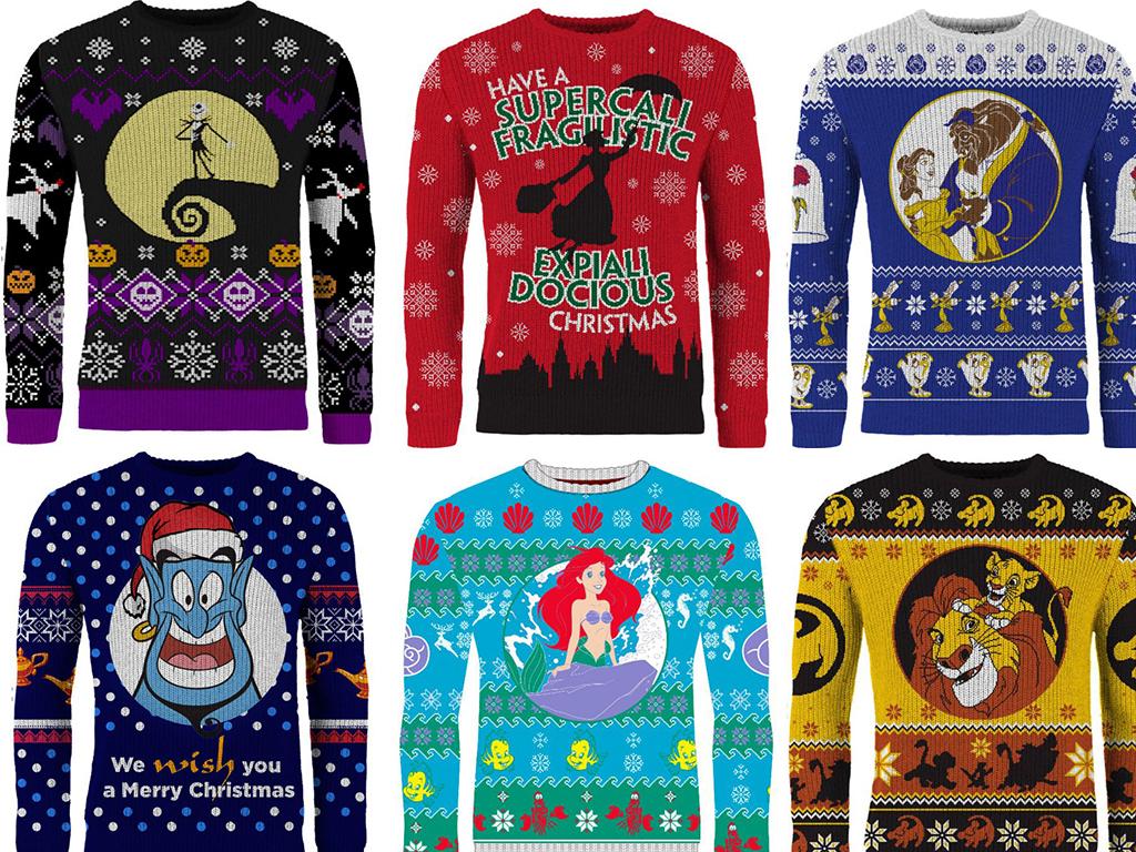 Ugly Disney Christmas Sweaters 