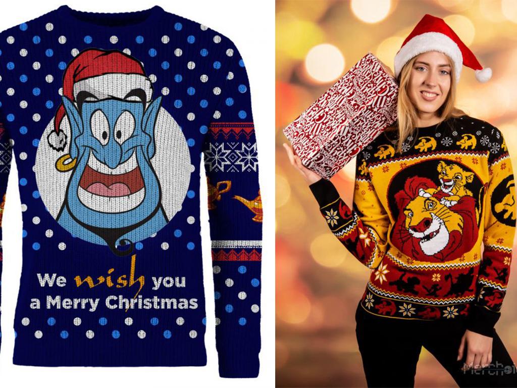 Ugly Disney Christmas Sweaters 