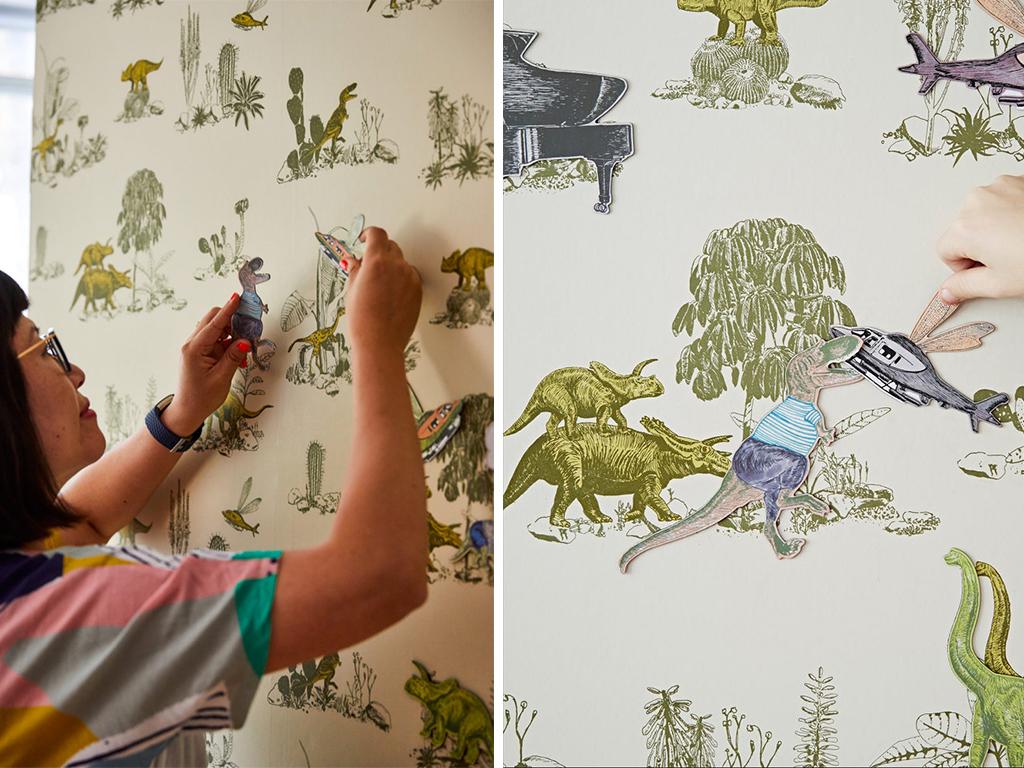 etsy magnetic wallpaper
