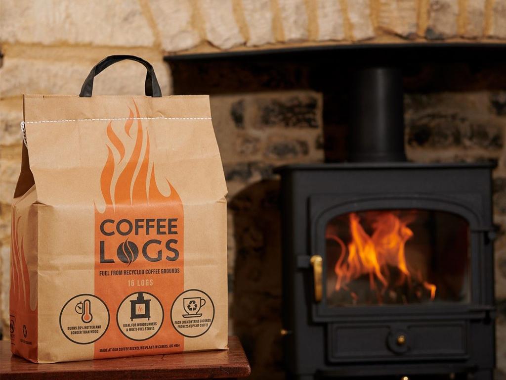 The Waitrose Coffee Logs Are 100 Better for the Environment than Wood