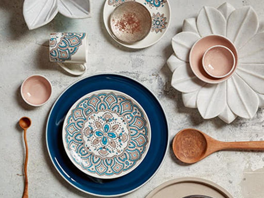 The Monsoon Denby Mandala Collection Is an Exotic Tableware Can't Miss