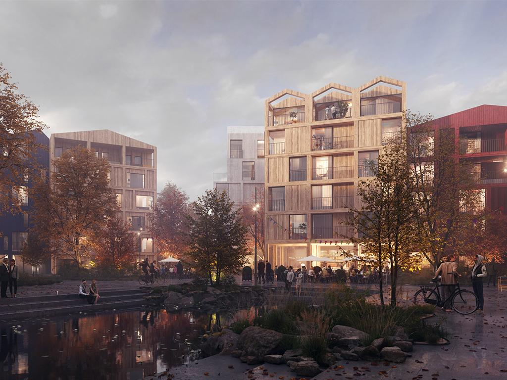 henning larsen timber neighbourhood