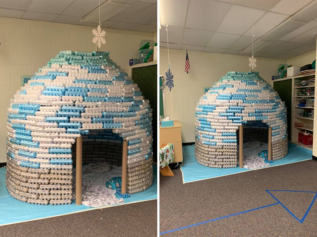 Zero Waste Igloos Might Just Be the Chicest Recycling Idea Inspiralist