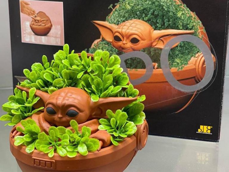 The Baby Yoda Chia Pet Is MustSee Adorable Home Decor