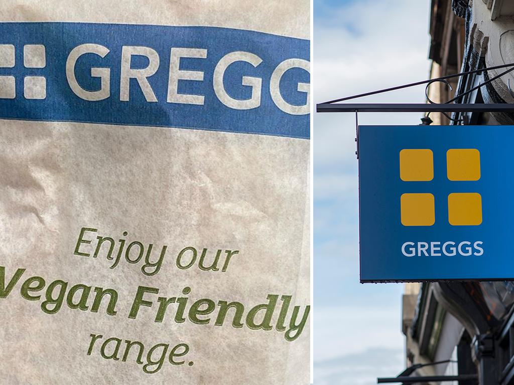 The Greggs Vegan Paper Bags Aim to Help Staff Avoid Dietary Disasters