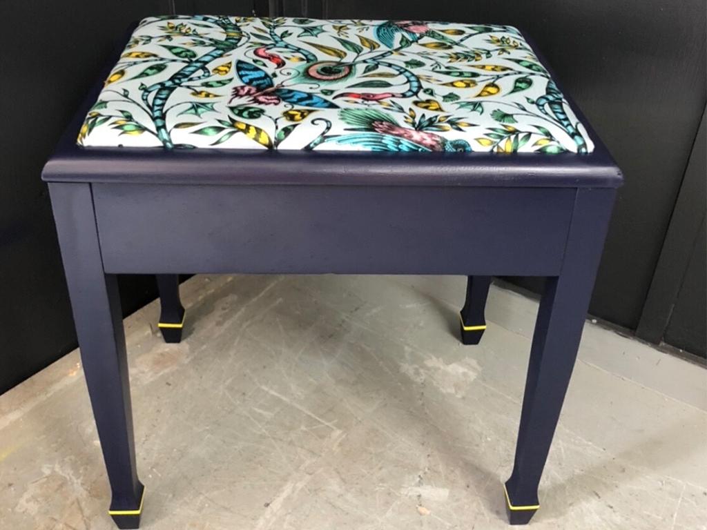 upcycle a piano stool