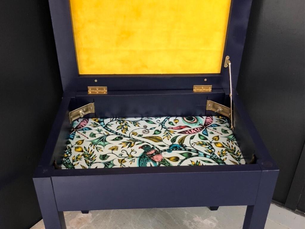 upcycle a piano stool