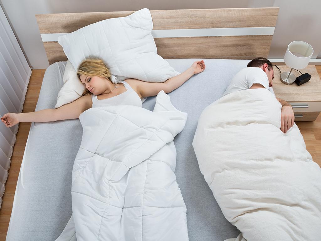 benefits of sleeping apart