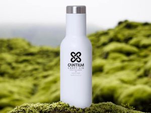 cantium gin reusable flask